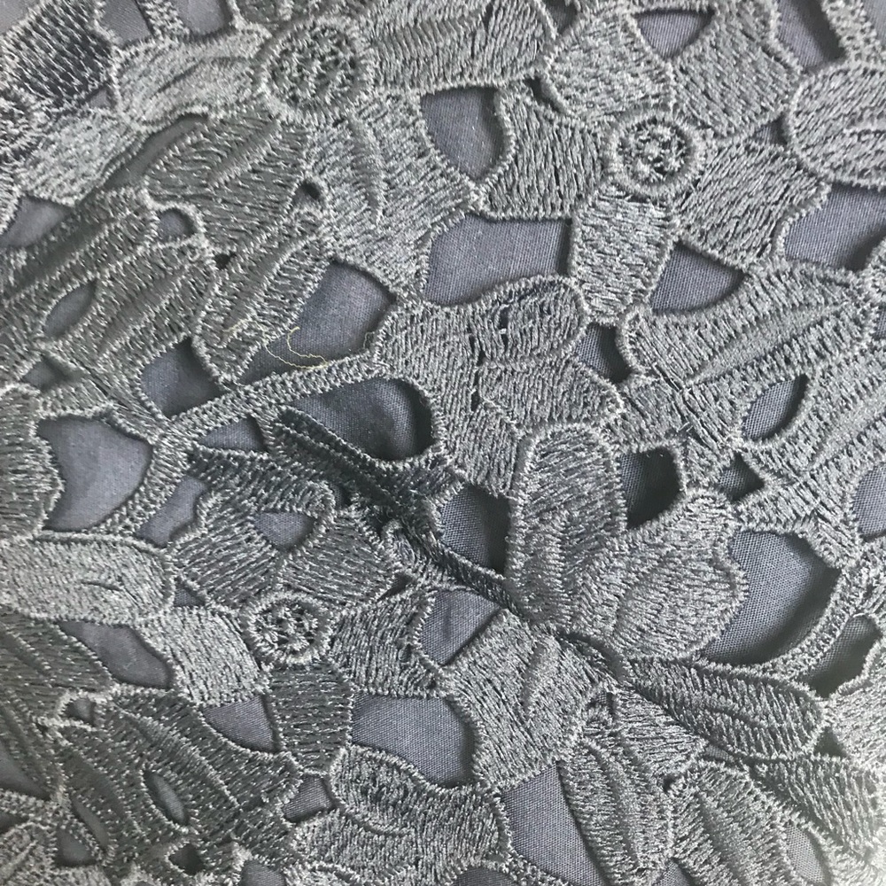 Banana Republic Navy Lace Dress w Pockets Sz 2 - Picture 7 of 8